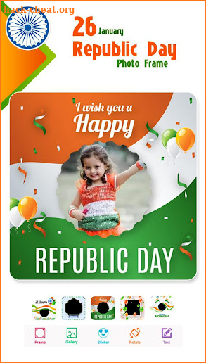 Republic Day Photo Frame screenshot
