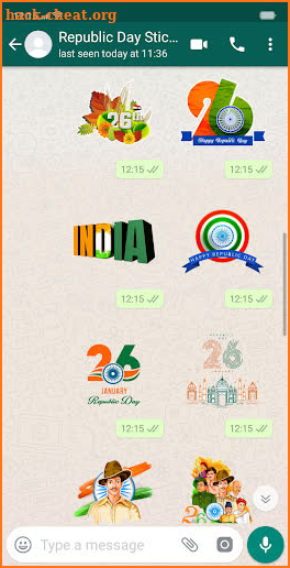 Republic Day Stickers For Whatsapp screenshot