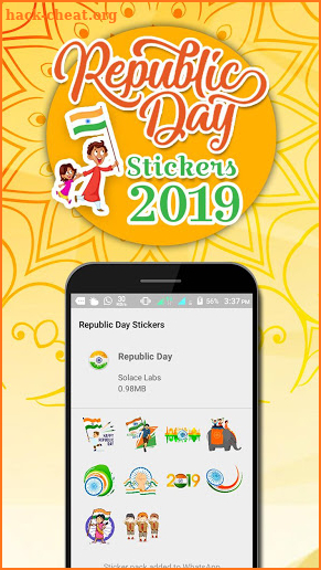 Republic Day Stickers for Whatsapp 2019 screenshot