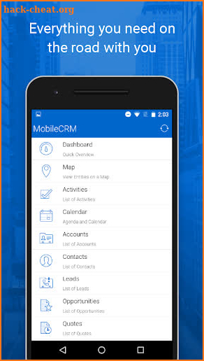 Resco Mobile CRM screenshot