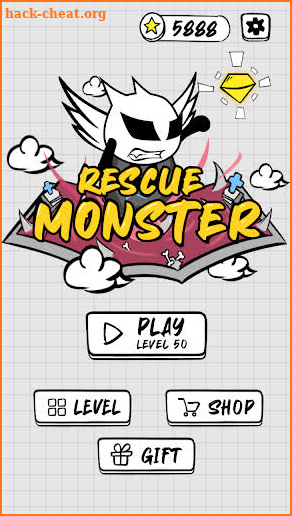 Rescue Monster - Rope Puzzle screenshot