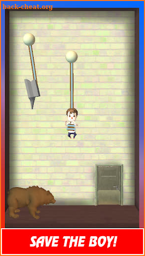 Rescue The Boy Cut Rope Puzzle screenshot