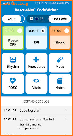 RescueNet® CodeWriter screenshot