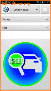 Reset Oil Service Solution screenshot