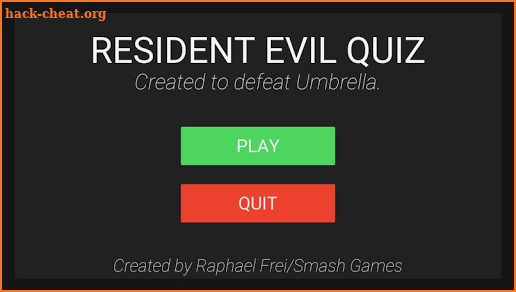 Resident Evil Quiz screenshot