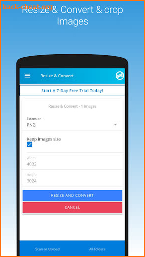 Resize image & Convert photo - Image Converter app screenshot