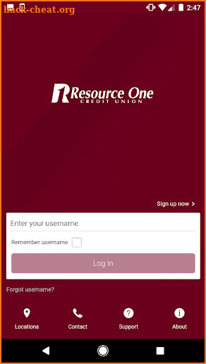 Resource One Credit Union screenshot