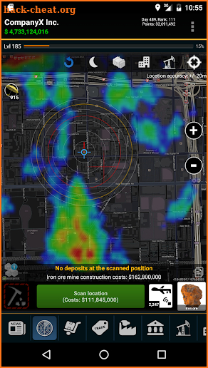 Resources - GPS MMO Game screenshot