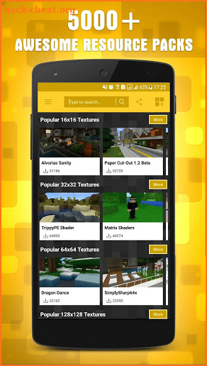 Resources Pack for Minecraft PE screenshot