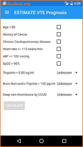 Respiratory Calculators screenshot