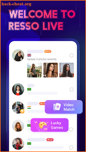 Resso - Live Free Video Chats screenshot
