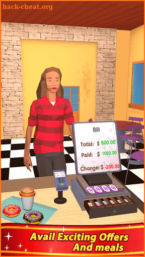 Restaurant 3D - Drive Thru Cashier Cooking Games screenshot