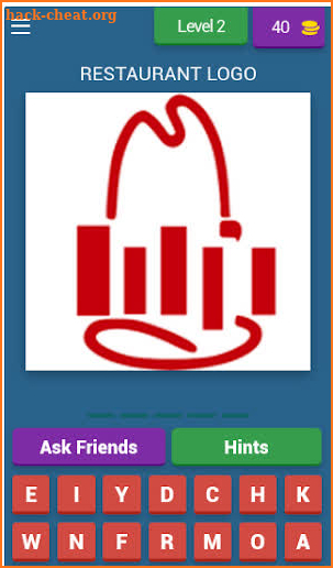 Restaurant logo quiz screenshot