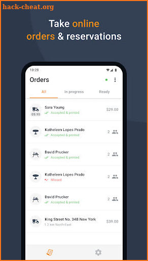 Restaurant Order-Taking App screenshot