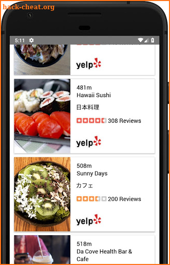 Restaurant Search screenshot