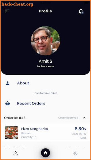 Restaurants Delivery MyWorkbase App screenshot