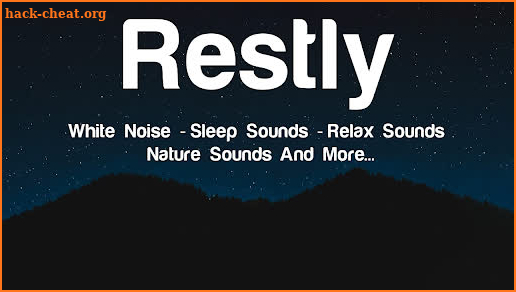 Restly - Wite Noise - Sleep Sounds - Relax Sounds screenshot