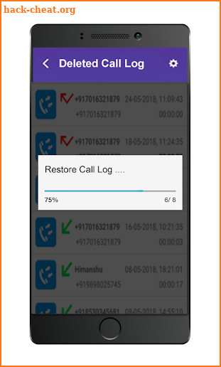 Restore Deleted Call Log screenshot