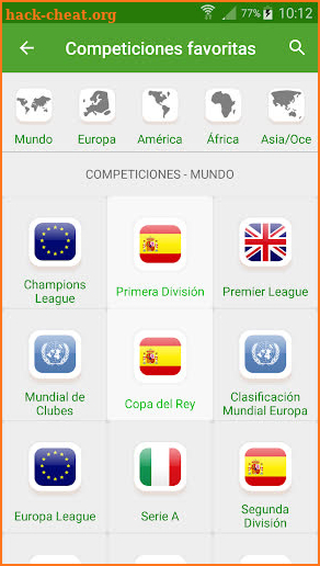 Resultados de Fútbol TV screenshot