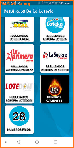 Resultados De Lotería Dominicana screenshot