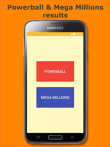Results for Powerball Megamillions screenshot
