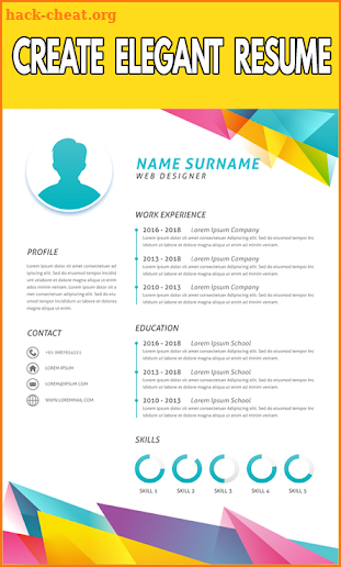 Resume Builder & Cover Letter Template screenshot