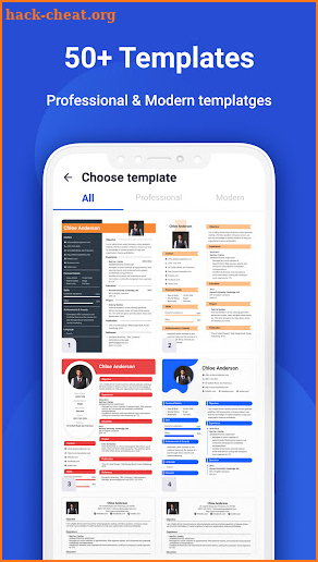 Resume Builder & CV Maker, Creator Template screenshot