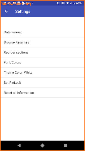 Resume Builder App screenshot