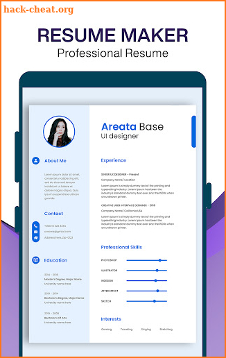 Resume Builder App & CV Maker screenshot