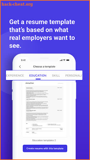 Resume Builder by Resume.com screenshot