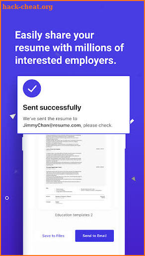 Resume Builder by Resume.com screenshot