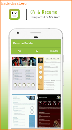 Resume Builder - Curriculum Vitae & Resume Maker screenshot