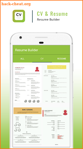 Resume Builder - Curriculum Vitae & Resume Maker screenshot