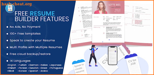 Resume Builder CV Maker PDF screenshot