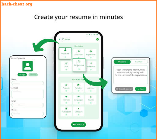 Resume Builder, CV Maker - PDF screenshot
