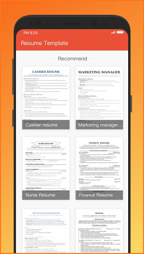 Resume Builder Free - Classic Resume Template screenshot