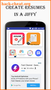 Resume Builder - Free CV Maker & Premium Templates screenshot