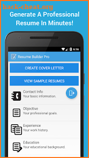 Resume Builder Pro screenshot