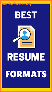 Resume Formats 2018 screenshot