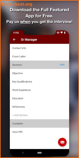 Resume Star - PDF Resume Builder App Free CV Maker screenshot