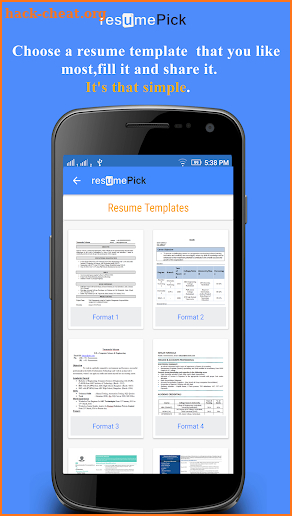 ResumePick - Free Resume Builder screenshot
