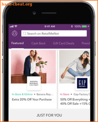 RetailMeNot screenshot