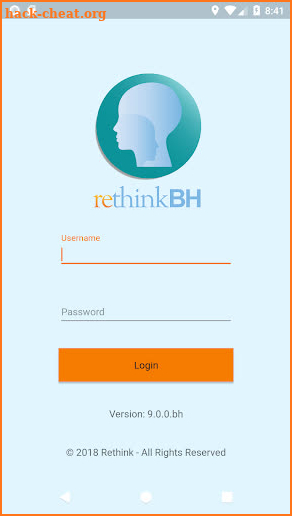 Rethink Behavioral Health screenshot