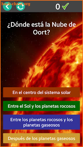 Reto de Preguntas – Astronomía screenshot