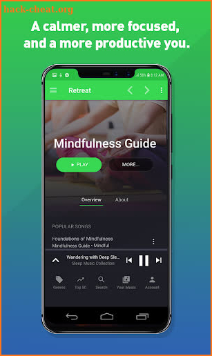 Retreat: Mindfulness Meditation, Calm, Focused You screenshot