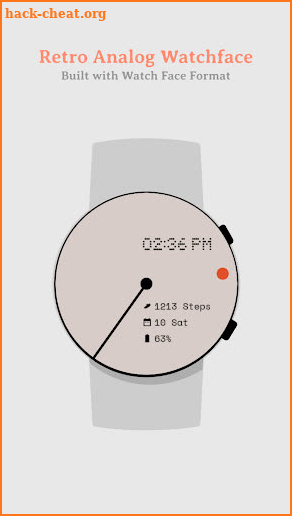 Retro Analog Watch Face screenshot