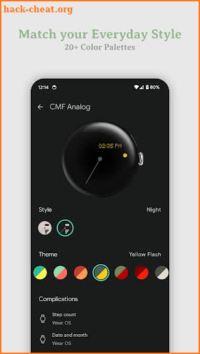 Retro Analog Watch Face screenshot