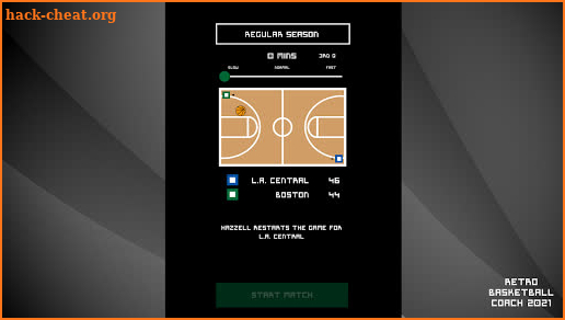 Retro Basketball Coach 2021 screenshot