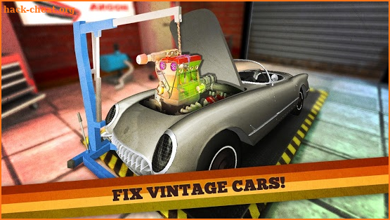 Retro Car Mechanic: Simulator Games 2018. Workshop screenshot