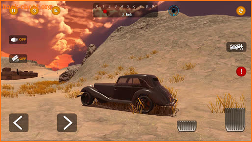 Retro Car Simulator screenshot